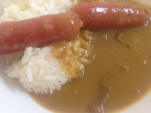 ウインナーのせ☆カレーライス(*^^*)☆